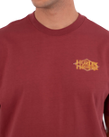 The Hurley Mens Fly T-Shirt in Cherry