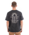 The Hurley Mens Struttin Bones T-Shirt in Dark Stone Grey
