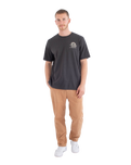 The Hurley Mens Struttin Bones T-Shirt in Dark Stone Grey