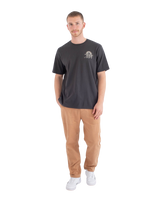 The Hurley Mens Struttin Bones T-Shirt in Dark Stone Grey