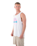 The Hurley Mens Palm World Vest in White