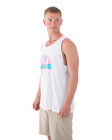 The Hurley Mens Palm World Vest in White