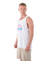 The Hurley Mens Palm World Vest in White