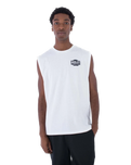 Organic Supply Muscle Vest in White