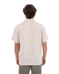 The Hurley Mens Oceanside Shirt in Bone