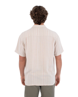 The Hurley Mens Oceanside Shirt in Bone