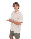 The Hurley Mens Oceanside Shirt in Bone