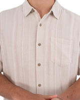 The Hurley Mens Oceanside Shirt in Bone