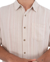 The Hurley Mens Oceanside Shirt in Bone