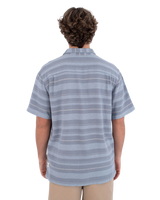 The Hurley Mens Oceanside Shirt in Worker Blue