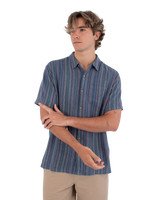 The Hurley Mens Oceanside Shirt in Monsoon