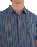 The Hurley Mens Oceanside Shirt in Monsoon