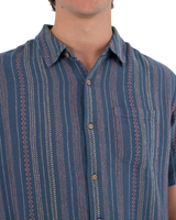 The Hurley Mens Oceanside Shirt in Monsoon