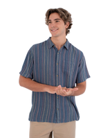 The Hurley Mens Oceanside Shirt in Monsoon