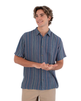 The Hurley Mens Oceanside Shirt in Monsoon