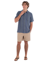The Hurley Mens Oceanside Shirt in Monsoon