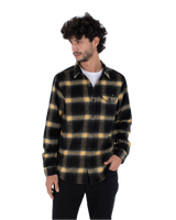 The Hurley Mens Portland Heavywight Flannel Shirt in Black