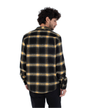 The Hurley Mens Portland Heavywight Flannel Shirt in Black