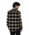 The Hurley Mens Portland Heavywight Flannel Shirt in Black