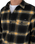 The Hurley Mens Portland Heavywight Flannel Shirt in Black