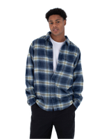 The Hurley Mens Portland Heavywight Flannel Shirt in Nightforce