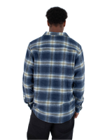 The Hurley Mens Portland Heavywight Flannel Shirt in Nightforce