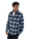 The Hurley Mens Portland Heavywight Flannel Shirt in Nightforce