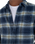 The Hurley Mens Portland Heavywight Flannel Shirt in Nightforce