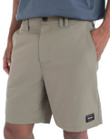 The Hurley Mens Supply Hybrid Walkshorts in Army