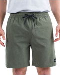 Phantom Flow Volley Shorts in Charcoal Fern