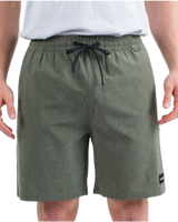 Phantom Flow Volley Shorts in Charcoal Fern