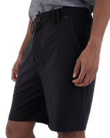 The Hurley Mens Phantom Heather Walkshorts in Black