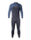 Comp+ 5/4mm Chest Zip Wetsuit in Black & Blue Nights