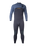 Comp+ 5/4mm Chest Zip Wetsuit in Black & Blue Nights