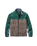 The Passenger Mens Set Off Corduroy Zip Fleece Jacket in Deep Ocean & Slate Grey