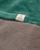 The Passenger Mens Set Off Corduroy Zip Fleece Jacket in Deep Ocean & Slate Grey