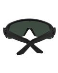 The Spy Monolith 5050 Sunglasses in Matte Black & Happy Grey Green Black Spectra Mirror