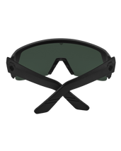 The Spy Monolith 5050 Sunglasses in Matte Black & Happy Grey Green Black Spectra Mirror