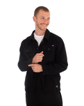 Built Twill Jacket in Black
