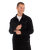 Built Twill Jacket in Black