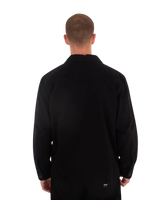 Built Twill Jacket in Black