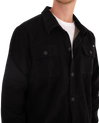 Built Twill Jacket in Black
