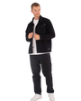Built Twill Jacket in Black
