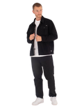 Built Twill Jacket in Black