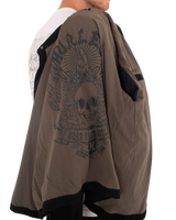 Built Twill Jacket in Black