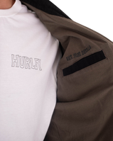 Built Twill Jacket in Black