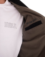 Built Twill Jacket in Black