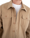 The Hurley Mens Craft Jacket in Dark Khaki