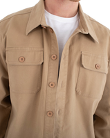 The Hurley Mens Craft Jacket in Dark Khaki