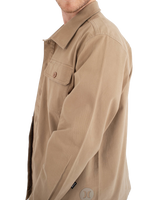 The Hurley Mens Craft Jacket in Dark Khaki